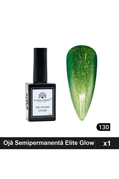 global fashion Ojă Semipermanentă Elite Glow 15ml, Gel Polish UV/LED