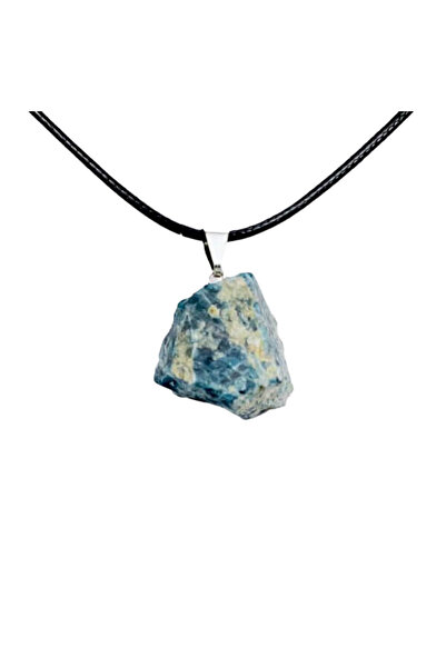 Palo Santo Raw Apatite Pendant -