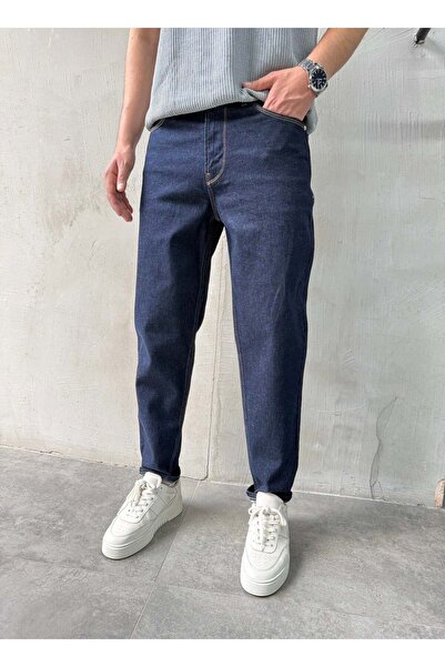 DIFRANSEL JEANS Comfortable Fit Trend Fit Navy Blue Boyfriend Jean