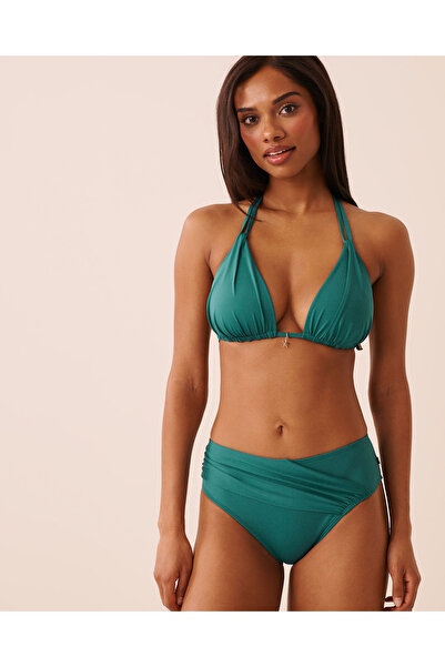 La Vie en Rose TEAL GREEN Triangle Bikini Top