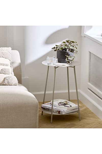 ELITECOMMERCEMARKET Flower stand IB Ø35x60cm beige