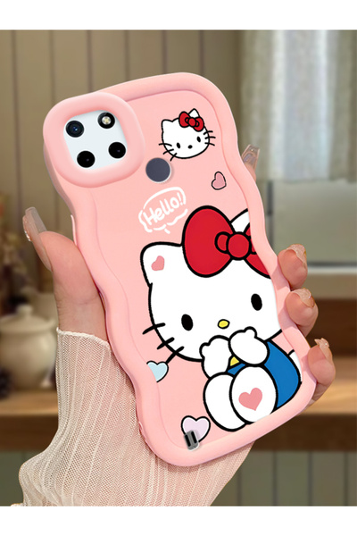 SLIMFELT Realme C21Y/C25Y Uyumlu Yüksek Kalite Sevimli Anime Kılıf, Sade ve Şık