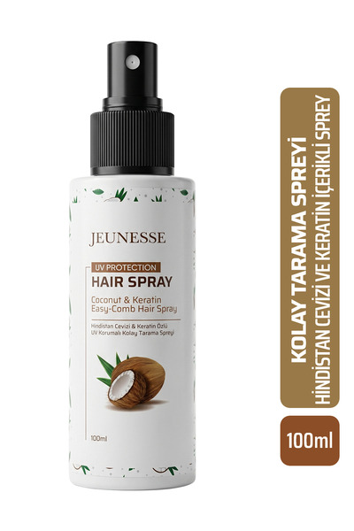 Jeunesse Hindistan Cevizli UV Korumalı Kolay Tarama Saç Spreyi Coconut Hair S...