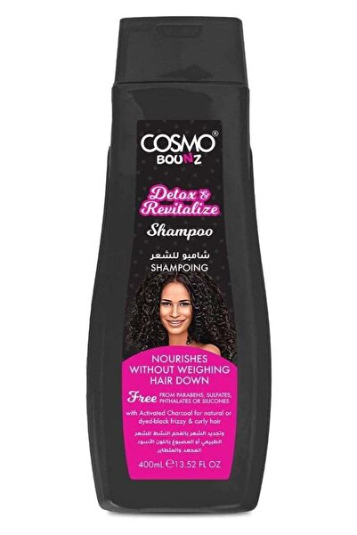 Cosmo Bounz Detox & Revitalize Shampoo 400ml with Activated Charcoal