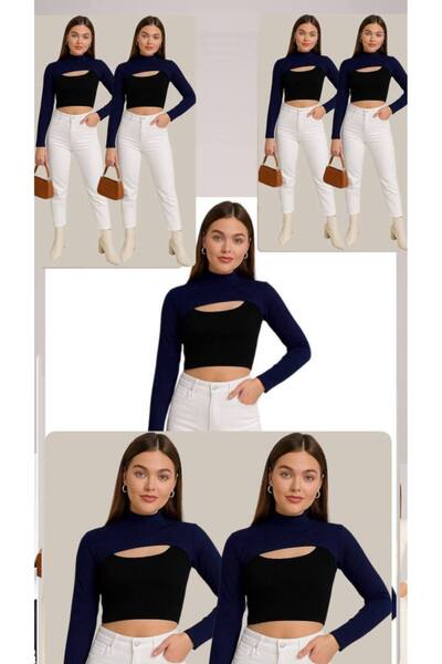 ALDAIYR Neck Collar and Sleeveless Islamic Clothing