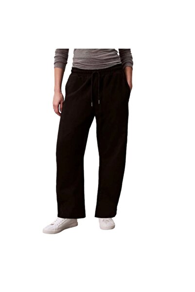 Calvin Klein Pantaloni MONOGRAM FRENCH TERRY BARREL PAN