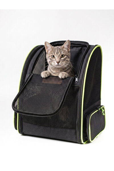 ATA HOME Premium Kedi Ve Köpek Taşıma El Sırt Çantası Kabı Büyük Boy Kabin İç...