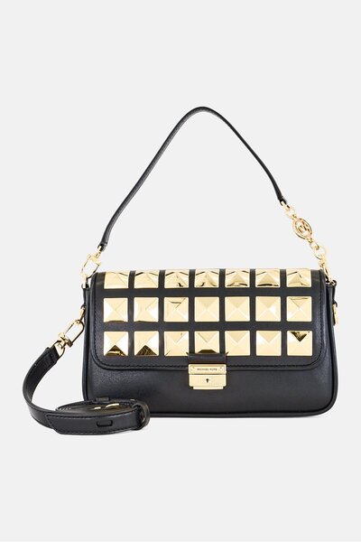 Michael Kors Women Metallic Shoulder Bag, Black