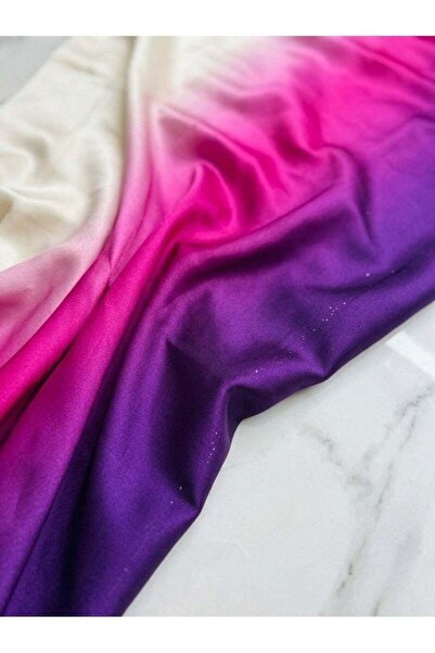 Nool ae Nool Dusk Ombre Satin Saree with Complimentary Handpicked Blouse Material