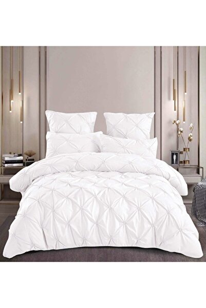 OEM 100% fine Cotton Duvet Cover Set - Deluxe - with Stretchy - 6 pieces 2 pe...