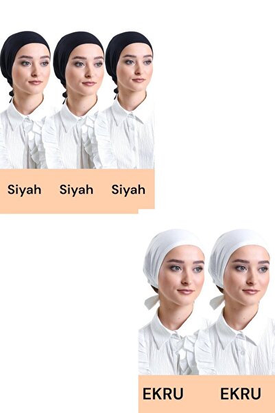 İSTANBULSTYLEMODA Plain Stitch-Free Combed Cotton Bonnet