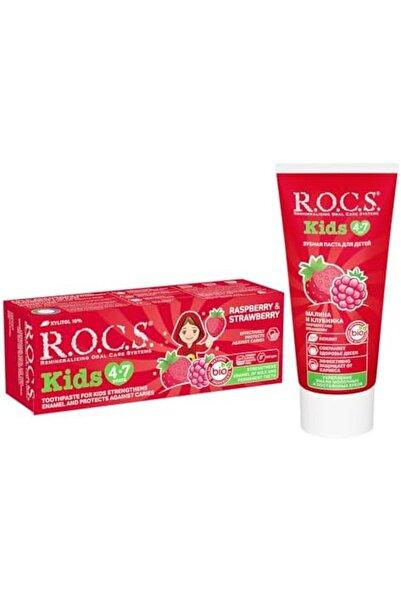 Yıldızan Nzr Beautestore Kids 4-7 Years Raspberry Strawberry Flavor Toothpast...