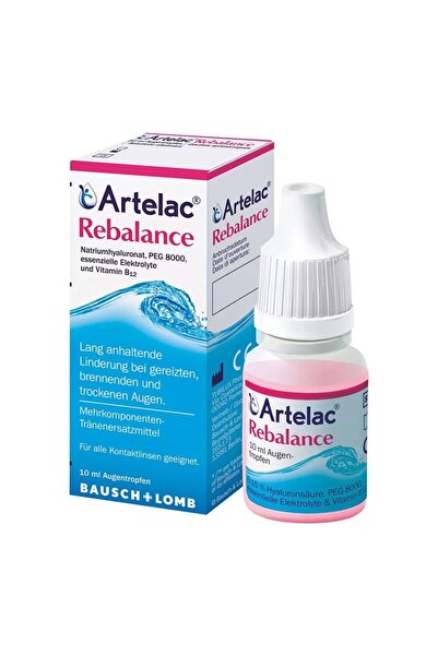 Bausch & Lomb , Artelac Rebalance, Protects Dry Eyes, Ophthalmic Gel, 10 ml