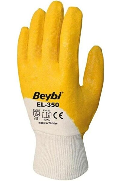 Yıldızan Nzr beautestore Beybi Kn350 El-350 قفازات عمل مبطنة بالقطن والنيتريل...