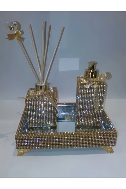 Özel Tasarım Gold banyo seti