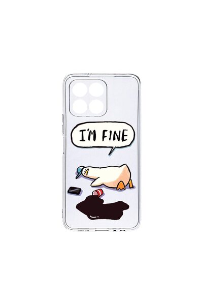 bestcase Διαφανής Θήκη Σιλικόνης, Συμβατή με Honor X8B, Duck Life - Είμαι Μια...