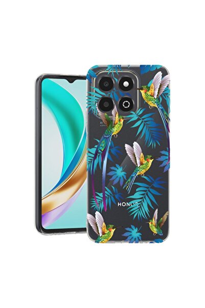 bestcase Husă pentru Honor X6b, BestCase® Silicon transparent 2MM, Wild Tropi...