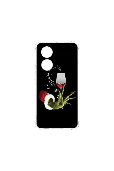 bestcase Husa Anti Shock 1.5MM, compatibilă cu OPPO A18, Xmas Grinch, Tehnolo...