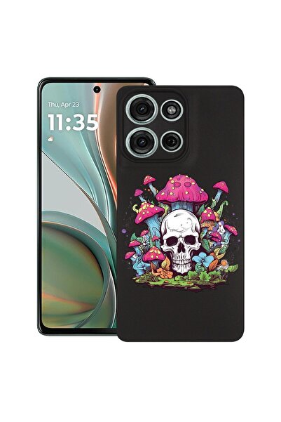 bestcase Θήκη για Motorola Moto G15, Χρώματα Ονείρου - Κρανίο και Μανιτάρια, ...