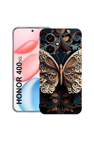 bestcase ¬Æ Husa Clear Silicon pentru Honor 400, Beauty Butterfly, 2036423 T ...