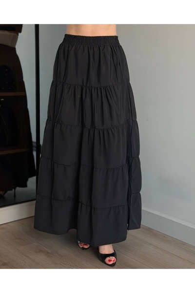 ROUPAS COLLECTİON Rose Boğumlu Etek