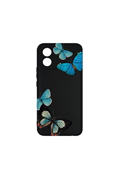 bestcase Λεπτή Θήκη Σιλικόνης 0.8MM, Συμβατή με Honor X5, Όμορφες Μπλε Πεταλο...