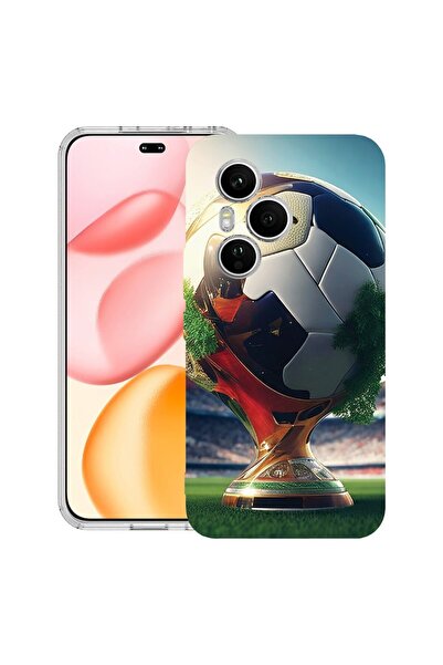 bestcase ¬Æ Husa Clear Silicon pentru Honor 400 Pro, Football Cup Trophy, 203...