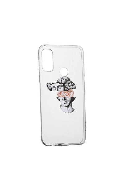 bestcase Husa Silicon Compatibila cu Motorola Moto E40, David Statue, reziste...
