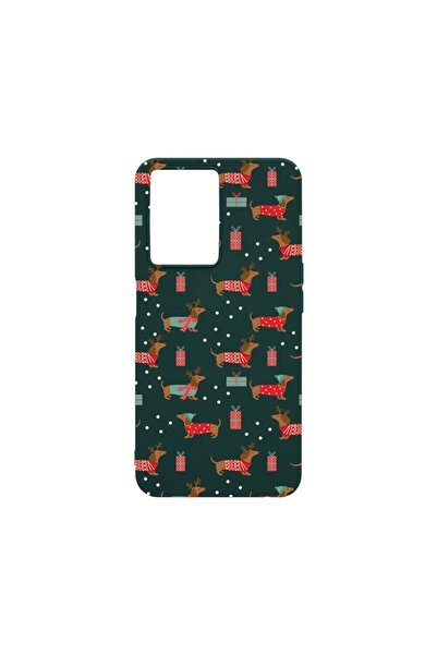 bestcase Тънък силиконов калъф 0.8ММ, съвместим с OPPO A57s, Коледен дакел, У...