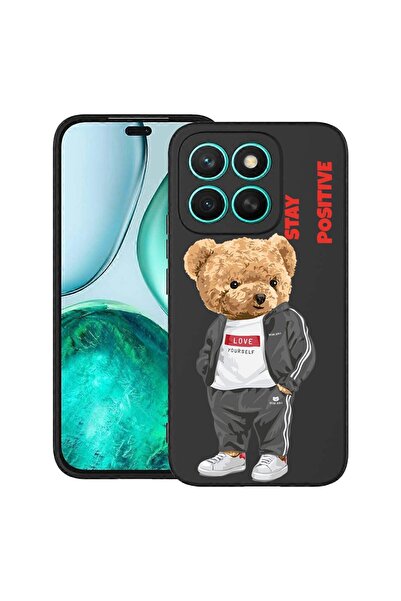 bestcase Ултра тънък силиконов калъф за Honor 400 Smart с дизайн  "Бъди позит...