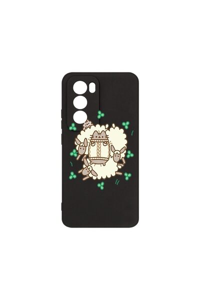 bestcase ¬Æ Husa Premium Silicon, Compatibila Cu OPPO Reno12 Pro, Rabbits - L...