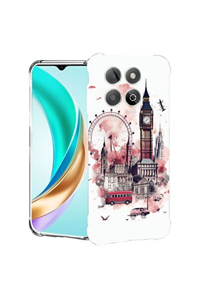 bestcase ¬Æ Husa compatibila Honor X8C, Anti Shock 1.5MM, Visit London, Prote...