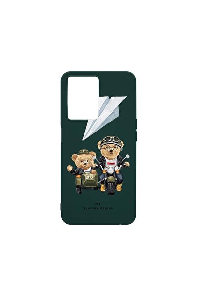 bestcase Λεπτή Θήκη Σιλικόνης 0.8MM, Συμβατή με OPPO A77s, Σχέδιο Teddy On Th...