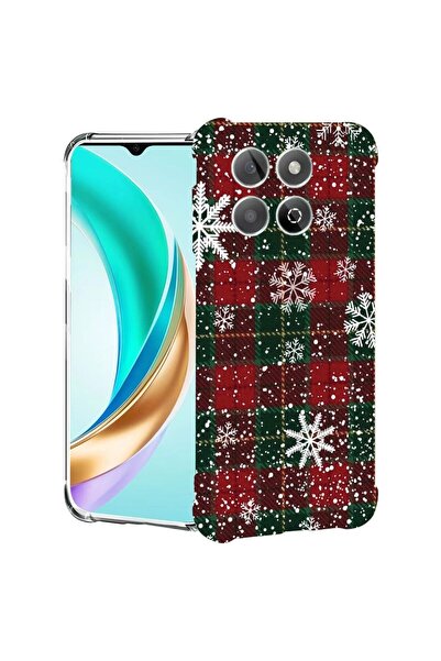 bestcase ¬Æ Husa compatibila Honor X8C, Anti Shock 1.5MM, Xmas Pattern, Prote...