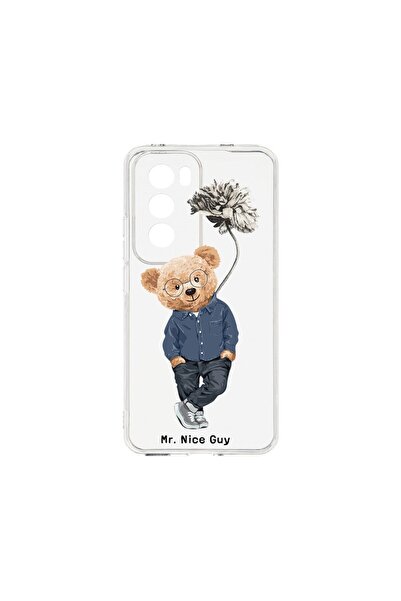 bestcase ¬Æ Husa Clear Silicon 2MM, Compatibila Cu OPPO Reno12 5G, Nice Guy -...
