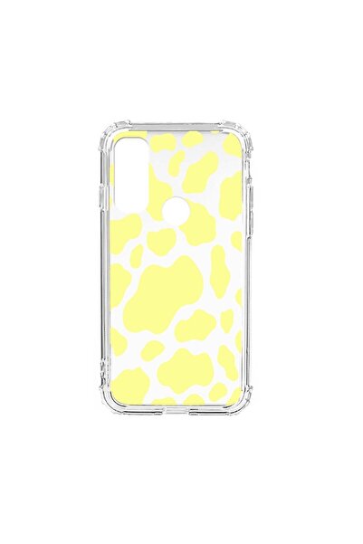 bestcase Husa Anti Shock Silicon Compatibila cu Motorola Moto E40, Yellow Cow...