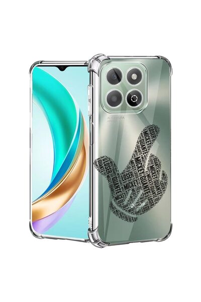 bestcase ¬Æ Husa compatibila Honor X8C, Anti Shock 1.5MM, Calligraphy Guante ...