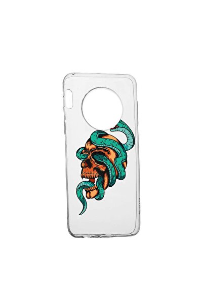 bestcase Θήκη σιλικόνης, Συμβατή με Huawei Nova Y90, Σχέδιο κρανίου, Ανθεκτικ...