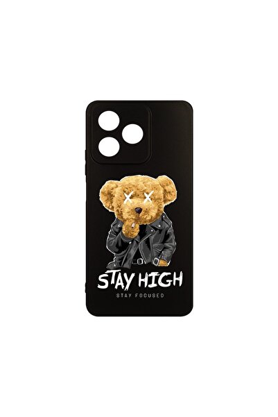 bestcase Θήκη για OPPO A40, BestCase® Λεπτή Σιλικόνη, Stay High Teddy Bear, Π...