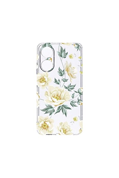 bestcase Διαφανής Θήκη Σιλικόνης 2MM, Συμβατή με OPPO A98 5G, Λουλούδια, Αντι...