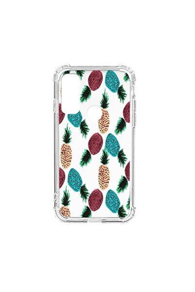 bestcase Husa Anti Shock Silicon Compatibila Cu Motorola Moto E30, Ananas, Mi...