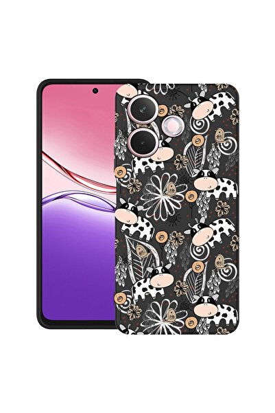 bestcase ¬Æ Husa pentru OPPO A5 Pro 5G din Silicon Ultra Slim cu Design Cow P...