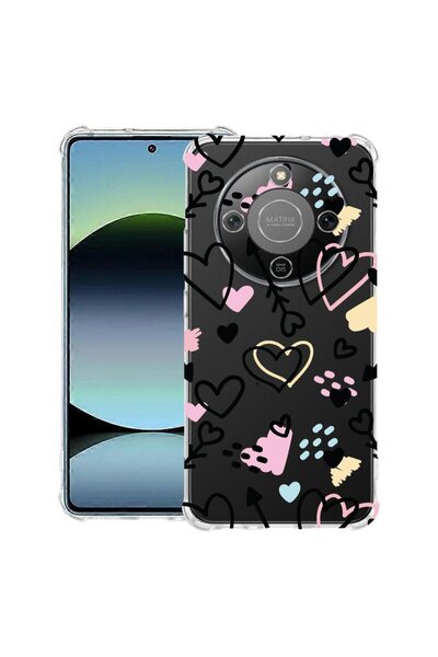bestcase Αντικραδασμική Θήκη 1.5mm Συμβατή με Honor Magic8 Lite, με Σχέδιο με...