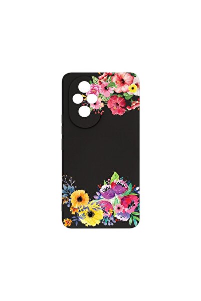 bestcase ¬Æ Husa Premium Silicon, Compatibila Cu Honor 200 Pro, Flowers, SLIM...