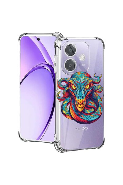 bestcase Калъф за OPPO A60 5G / A40 / A40M, Удароустойчив 1.5ММ, Дракон в меч...