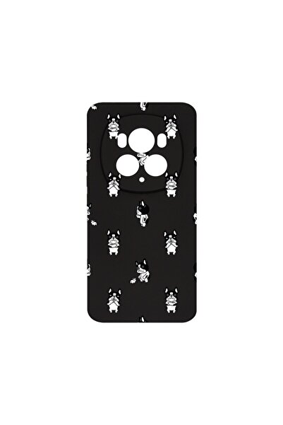 bestcase Премиум силиконов калъф, съвместим с Honor Magic6 Pro, с десен на бу...