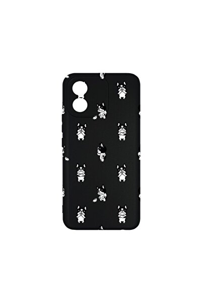 bestcase Тънък силиконов калъф 0.8ММ, съвместим с Honor X5, с десен на булдог...