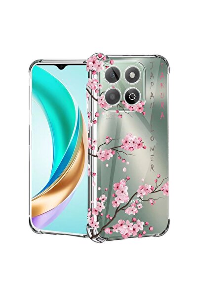 bestcase ¬Æ Husa compatibila Honor X8C, Anti Shock 1.5MM, Cherry Blossom, Pro...