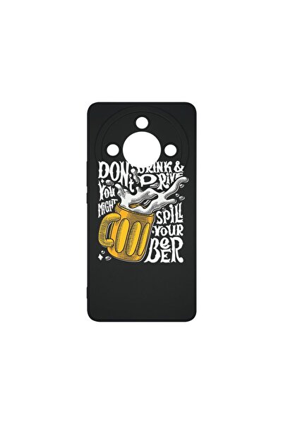 bestcase Slim SIlicon 0.8MM Case, Compatible with Honor X50, Don't Drink And ...