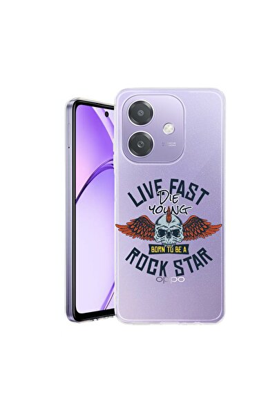 bestcase Husa pentru OPPO A40 / A40M, BestCase¬Æ Clear Silicon 2MM, Rock Star...